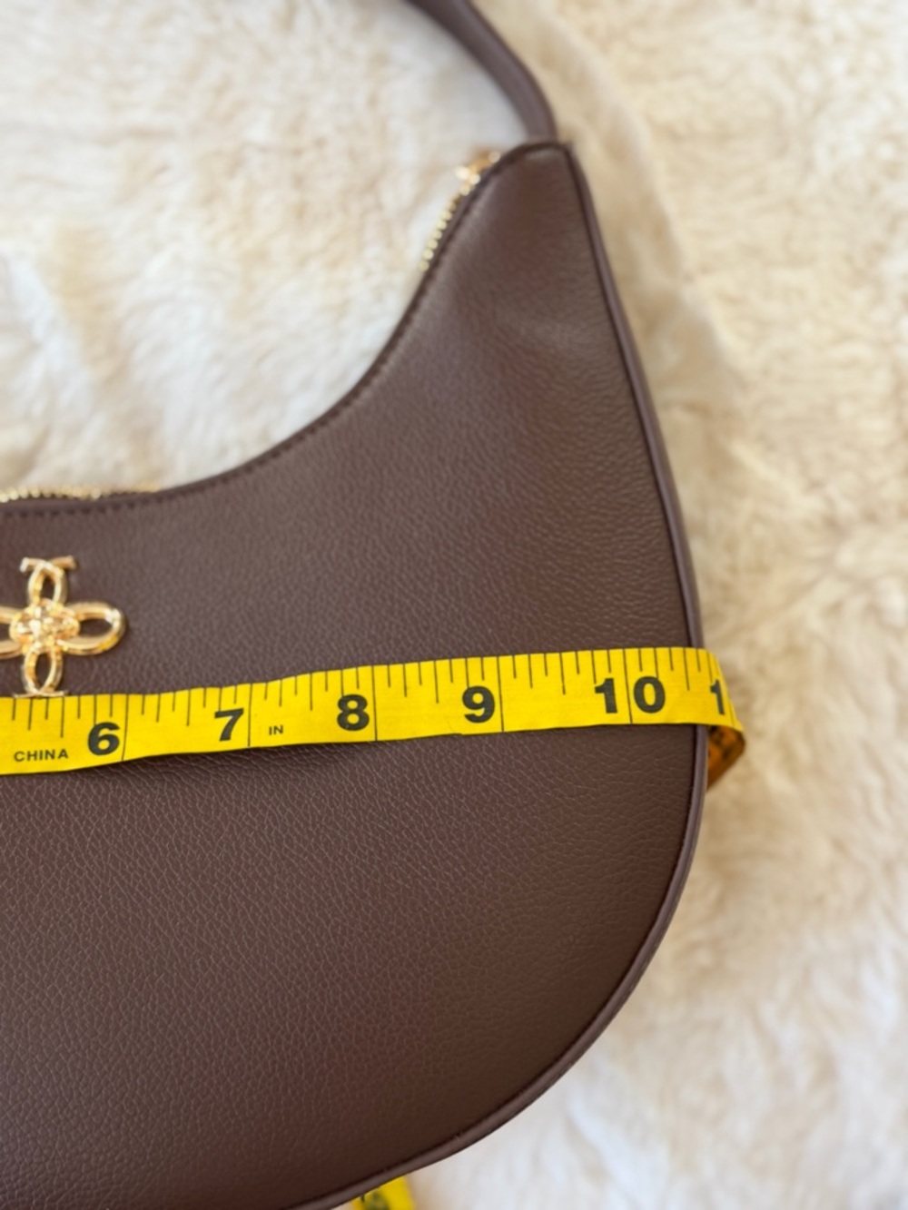 Grossi New York Dark Brown Shoulder Bag - Picture 4 of 6